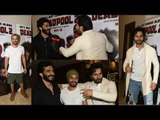 Varun Dhawan, Kunal Kemmu & Harshvardhan Kapoor at the Screening of 'Deadpool 2' | SpotboyE