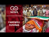Sushma Swaraj Cremated With State Honours
