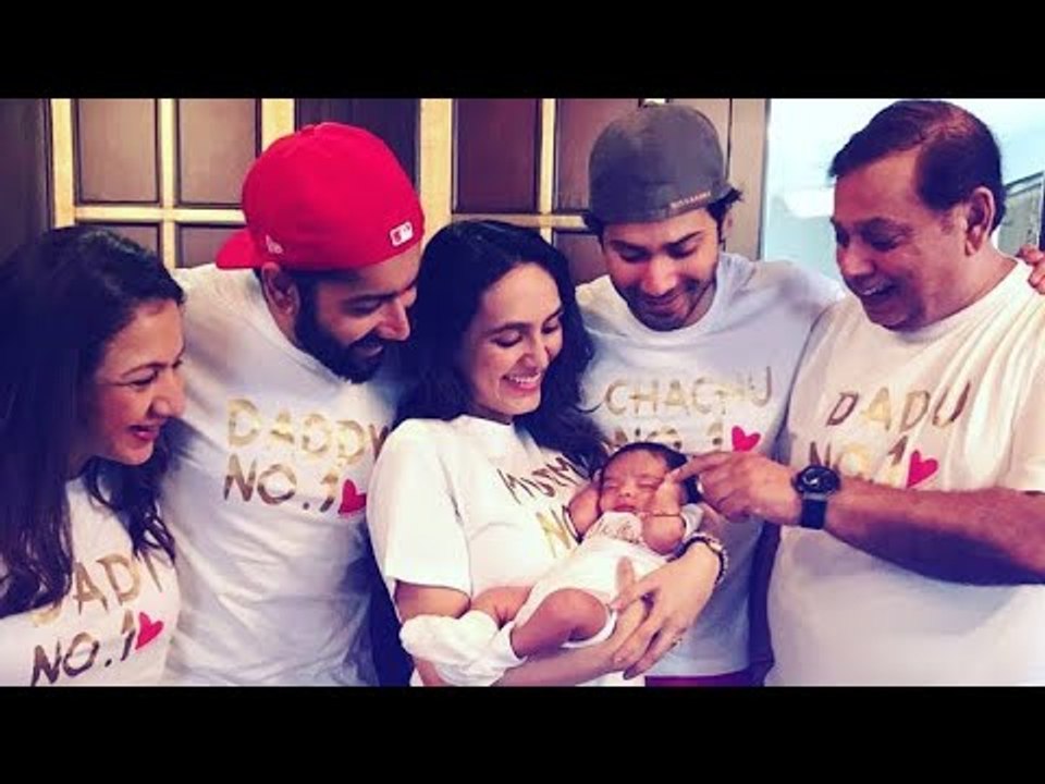 Varun Dhawan Wears ‘Chachu No. 1’ T-Shirt & Poses For A Family Picture With Niece | SpotboyE