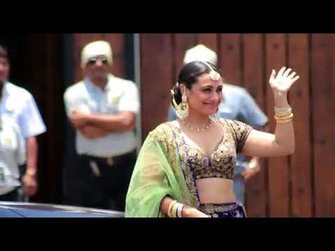 Rani Mukerji arrives for Sonam Ki Shaadi | SpotboyE