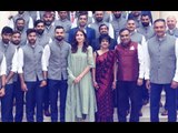 Trolls Attack Anushka Sharma For Joining Team India In A Picture At High Commission Of India