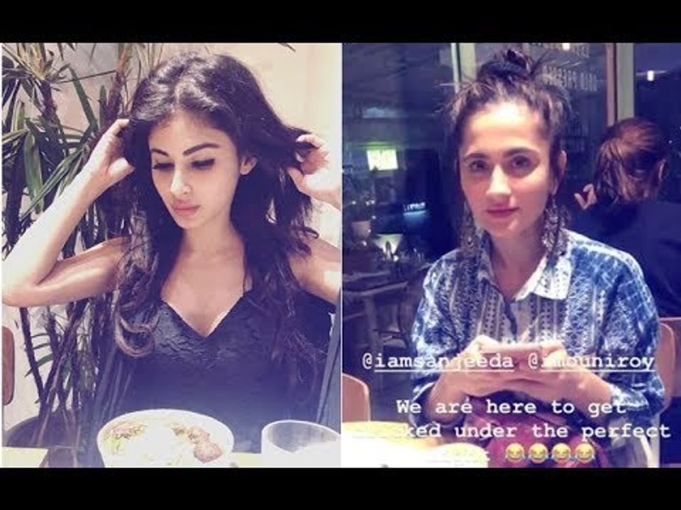 Mouni Roy’s Lunch Date With BFF Sanjeeda Sheikh