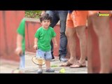 Taimur Ali Khan’s Plays Football With Daddy Dearest, Saif Ali Khan | SpotboyE