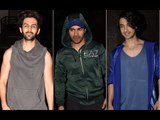 Spotted : Karthik Aaryan, Varun Dhawan & Aayush Sharma at The Gym | SpotboyE