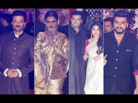 Ambani Engagement Party : Anil Kapoor, Rekha, Vidya Balan & Arjun Kapoor Arrive For The Big Night