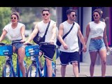 Priyanka Chopra & Nick Jonas Cycle Together On NYC Streets | SpotboyE