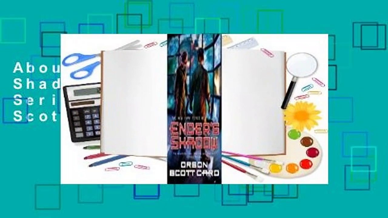 About For Books  Ender's Shadow (The Shadow Series, #1) by Orson Scott Card