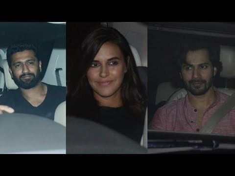 Karan Johar hosted pregnant BFF Neha Dhupia’s birthday bash; Varun Dhawan, Vicky Kaushal Attend
