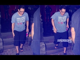 Aamir Khan Spotted Limping After A Spa Session | SpotboyE