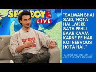 LoveYatri star Aayush Sharma says photo shoot with Salman Khan was his most nervous moment