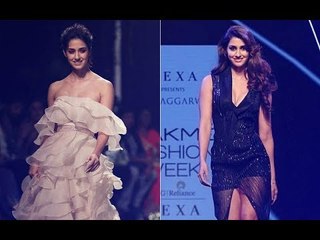 Lakme Fashion Week 2018: Disha Patani's Mushy White Summer Look Or Black Winter Magic?