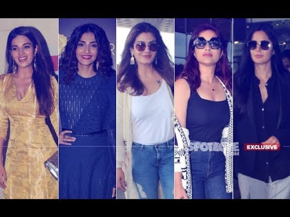 STUNNER OR BUMMER: Nidhhi Agerwal, Sonam Kapoor, Raveena Tandon, Parineeti Chopra Or Katrina Kaif?
