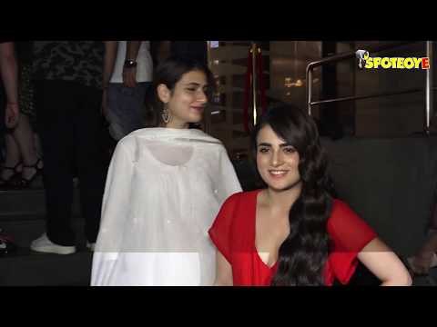 Aamir Khan, Sunil Grover, Fatima Sana Shaikh, Sanya Malhotra, Radhika Madan at Pataakha Screening