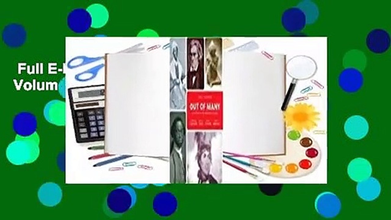 Full E-book  Out of Many, Volume 1  For Kindle