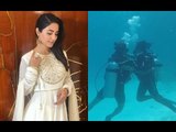 Hina Khan And Boyfriend Rocky Jaiswal Get Romantic Underwater In Maldives