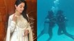 Hina Khan And Boyfriend Rocky Jaiswal Get Romantic Underwater In Maldives