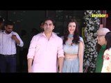 Arbaaz Khan Arrives With His Girlfriend Andriani Georgia & Her Father Angelo At Aprita Khan's Home