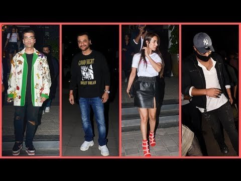 Arjun Kapoor, Malaika Arora, Karan Johar, Sanjay Kapoor & Other Celebs Spotted At Soho House, Juhu