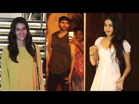 Janhvi & Khushi Kapoor, Kartik Aaryan & Kriti Sanon SPOTTED around the City | SpotboyE