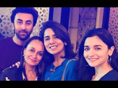 Ranbir Kapoor Brings In 36th Birthday With His Special Ladies Alia Bhatt, Neetu Kapoor & Soni Razdan