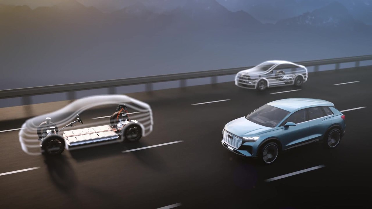 Modularer Elektrifizierungs-Baukasten – MEB, Audi Q4 e-tron concept