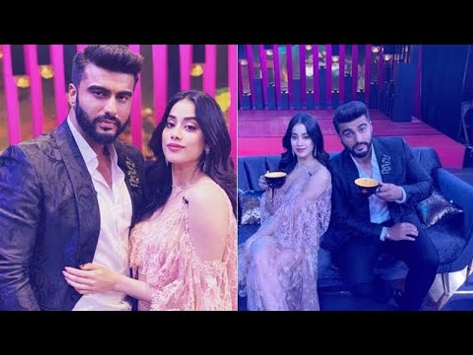 Arjun-Janhvi Kapoor Shoot For Koffee With Karan 6; Click To Know Who Else Will Sip KJo's Coffee