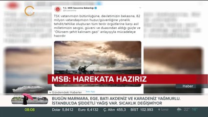 Milli Savunma Bakanlığı'ndan 'hazırız' mesajı