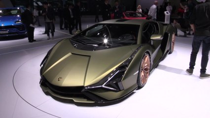 Lamborghini Sián FKP 37 Design at 2019 IAA