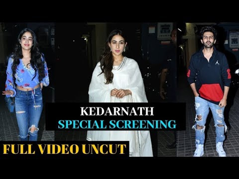 Kedarnath STAR STUDDED Special Screening: Sara Ali Khan, Janhvi Kapoor, Kartik Aaryan And Others