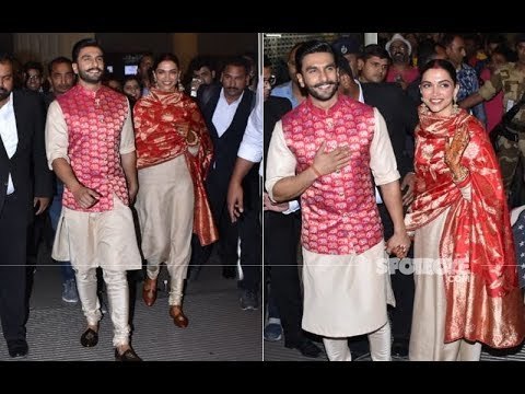 Ranveer Singh And Deepika Padukone RETURN To Mumbai After Their Grand Wedding In Italy
