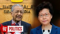 Dr M: No backlash from China over HK leader’s resignation remark