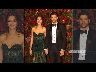 IT'S OFFICIAL! Farhan Akhtar & Shibani Dandekar Enter Holding Hands At DeepVeer's Wedding Reception