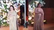 Mommy Madhu Chopra Looks Gorgeous At  Priyanka Chopra And Nick Jonas Mumbai Wedding Reception