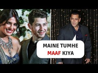 Salman Khan FORGETS Fight | Attends Priyanka Chopra And Nick Jonas' Wedding Reception