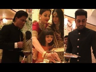 Download Video: OMG! SRK, Aishwarya Rai Bachchan & Abhishek Bachchan Also Served Food At Isha Ambani's Wedding