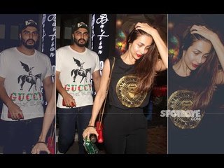Malaika Arora And Arjun Kapoor Enjoy Dinner Date | Leave In The Same Car