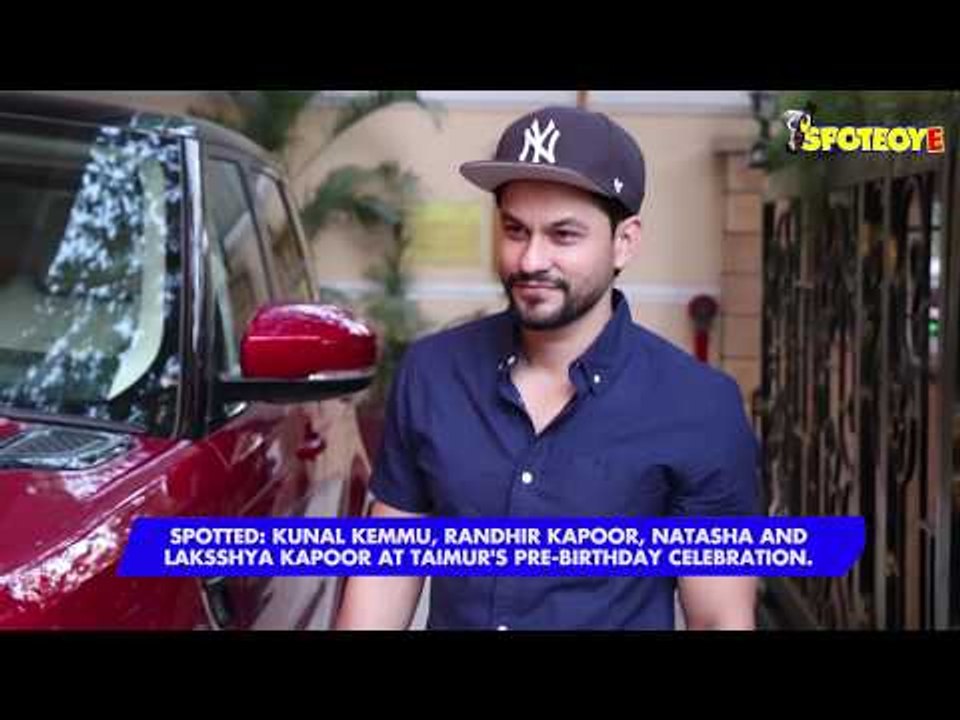 SPOTTED: KUNAL KEMMU, RANDHIR KAPOOR, NATASHA & LAKSSHYA KAPOOR AT TAIMUR'S PRE BIRTHDAY CELEBRATION