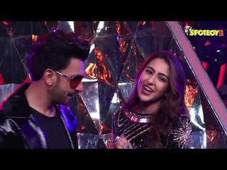 Ranveer Singh & Sara Ali Khan on the Sets of Indian Idol 10 To Promote their Film 'Simmba'