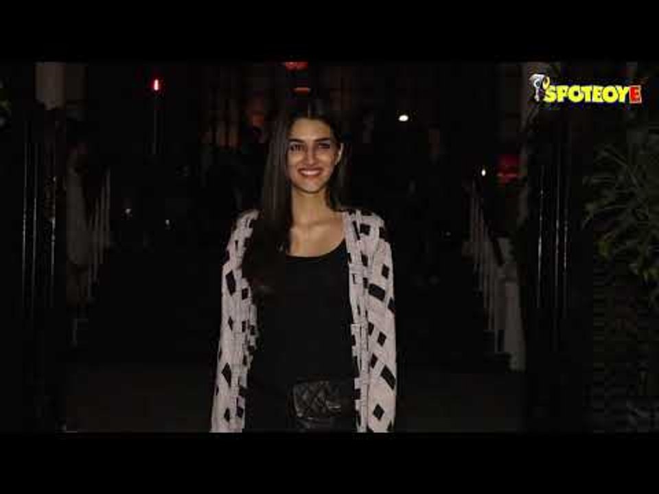 SPOTTED: Kriti Sanon | Karan Johar | Sanjay Kapoor At Soho