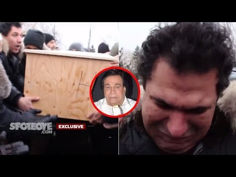 Dad Tried To Kiss Me In His Last Moment But Failed Says Kader Khan's Son & BREAKS DOWN In Cemetery