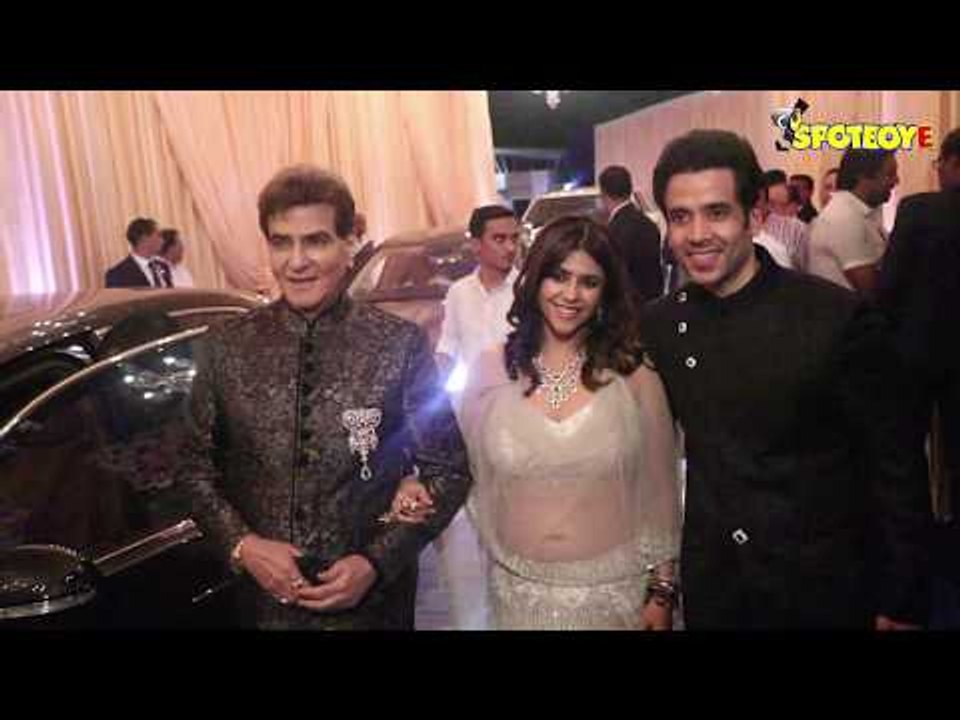 Ekta Kapoor Arrives With Jeetendra And Tusshar...