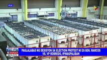 Paglalabas ng desisyon sa election protest ni ex-Sen. Marcos vs VP Robredo, ipinaglaban