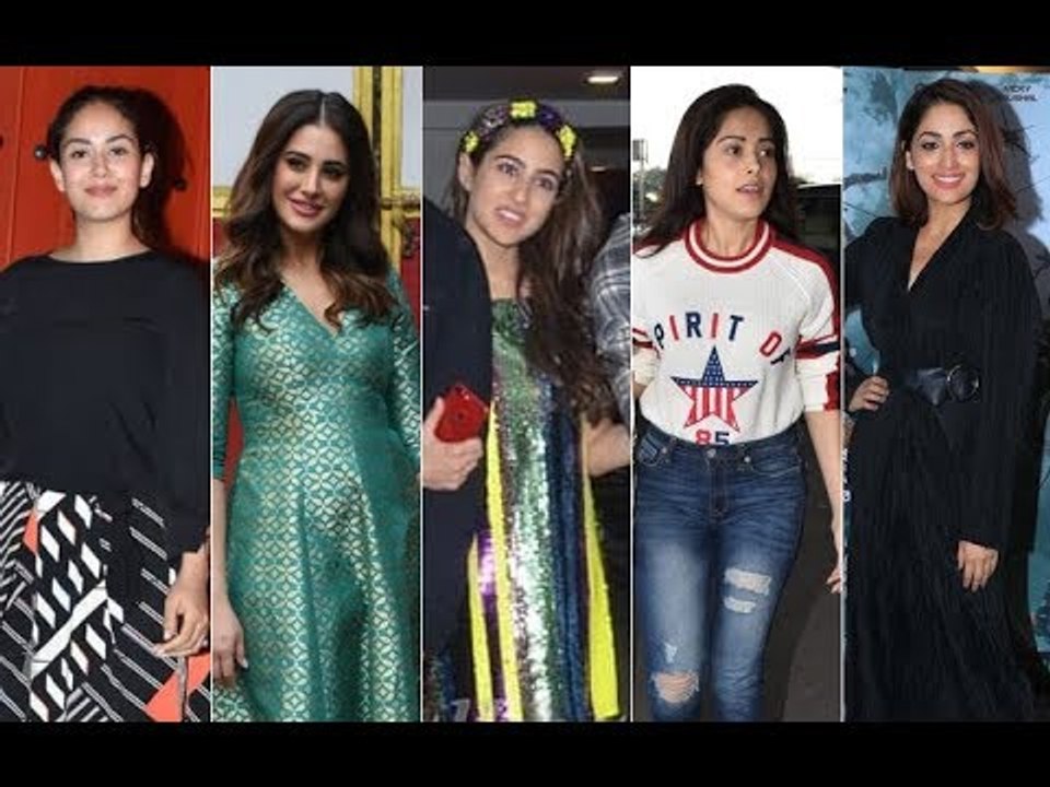 STUNNER OR BUMMER: Mira Rajput, Nargis Fakhri, Sara Ali Khan, Nushrat Bharucha Or Yami Gautam?