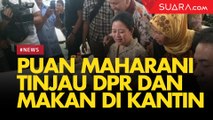 Usai Tinjau DPR, Puan Santap Tongseng Sapi di Kantin Bersama Staff dan Awak Media