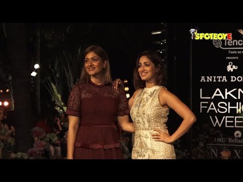 Yami, Pooja Hegde, Sameera Reddy & Isha Koppikar GRACE Anita Dongre Show At Lakme Fashion Week 2019