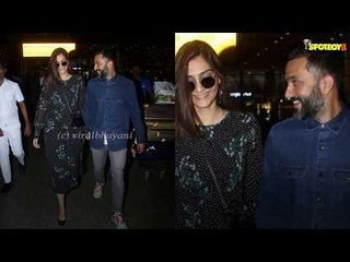Sonam Kapoor – Anand Ahuja Return To Mumbai After Bali Rendezvous | SpotboyE