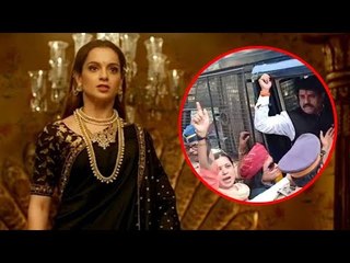 Karni Sena Protests Outside Kangana Ranaut's House; Actress Gets Police Protection
