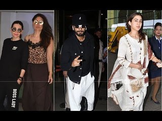 Celeb Spottings: Kapoor Sisters Keep It Casual, Ranveer Singh Is In His Funky Best & More