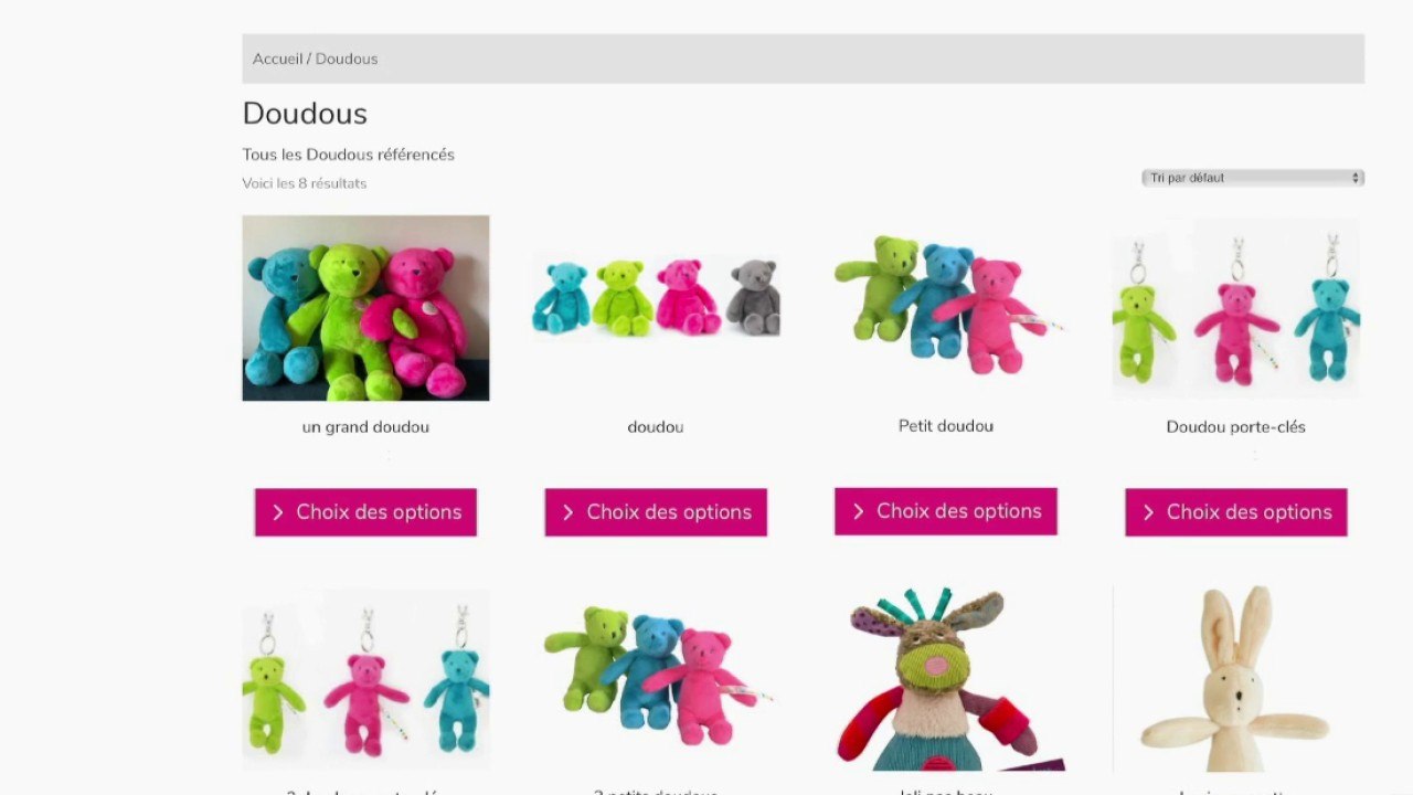 Actions solidaires - Les petits doudous
