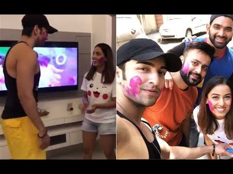 Bigg Boss 12 Rumoured Couple Srishty Rode-Rohit Suchanti Celebrate Holi Together